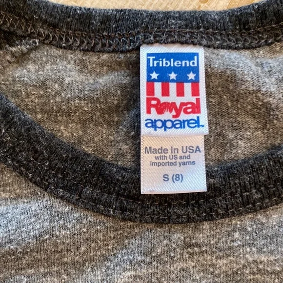 Boys Vermont USA Gray Tee - Picture 3 of 6